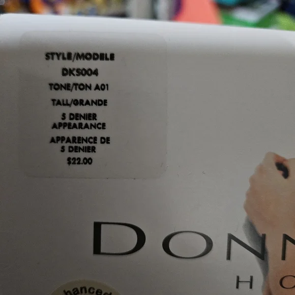 Donna Karan hosiery tone A01 size tall/grande - Picture 2 of 3